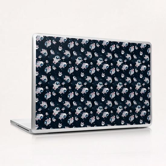 Floating Astronauts Laptop & iPad Skin by Claire Jayne Stamper