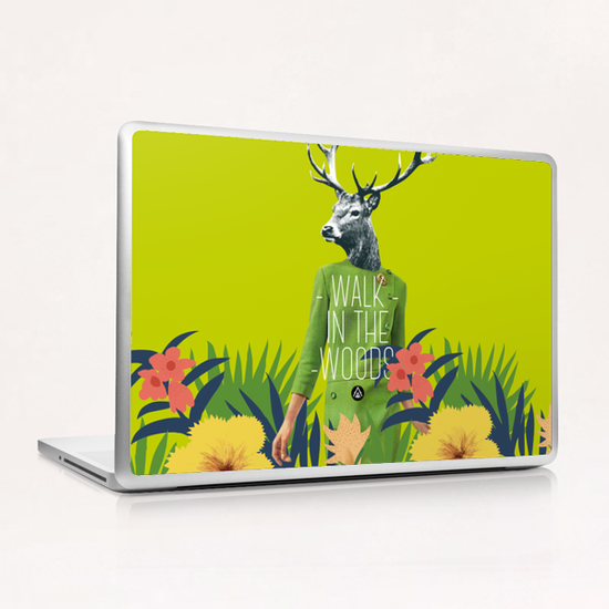Walk in the woods Laptop & iPad Skin by Alfonse