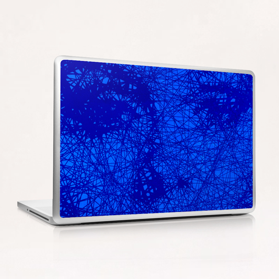 Blue Portray Laptop & iPad Skin by Vic Storia