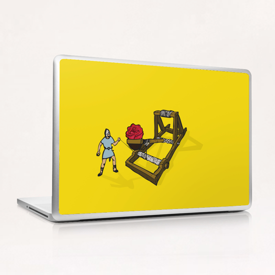Love-catapult Laptop & iPad Skin by Alex Xela