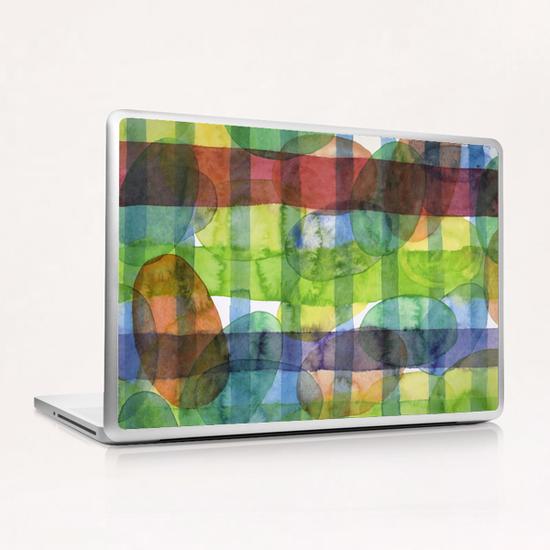 Ovals and Checks Laptop & iPad Skin by Heidi Capitaine