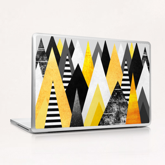 Yellow Peaks Laptop & iPad Skin by Elisabeth Fredriksson