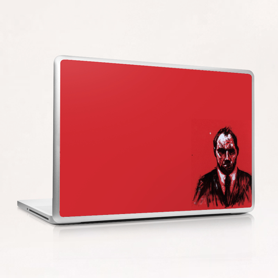 Red Man 1 Laptop & iPad Skin by Aaron Morgan