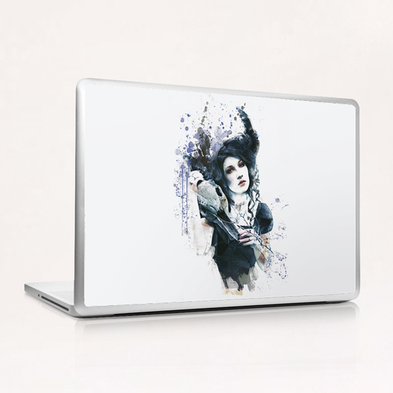 Reminders Abstract Portrait Laptop & iPad Skin by Galen Valle