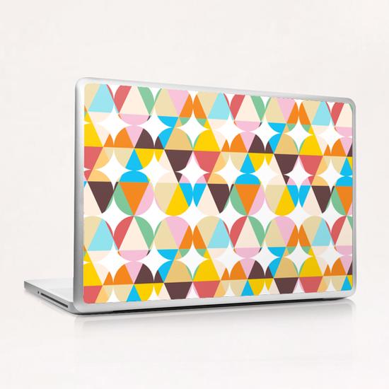 Retro Geometry Laptop & iPad Skin by Uma Gokhale