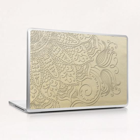 Mandala - Ghost canvas Laptop & iPad Skin by Alexandre Ibáñez