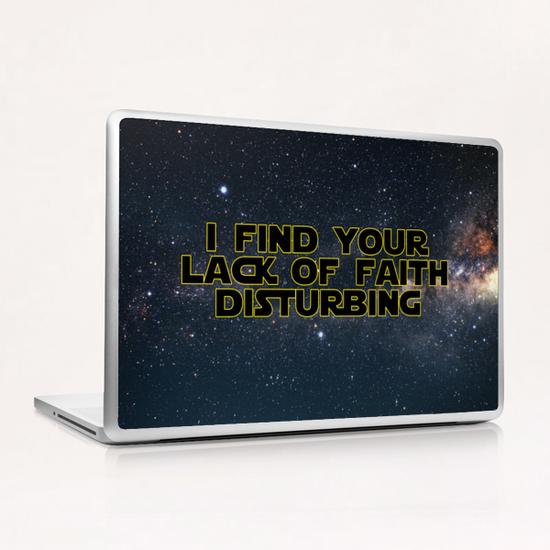 I find your lack of faith disturbing Laptop & iPad Skin by Alexandre Ibáñez