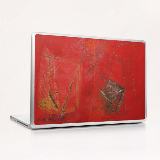 Rouge griffé Laptop & iPad Skin by Pierre-Michael Faure