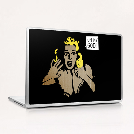Oh My God! Laptop & iPad Skin by Alex Xela