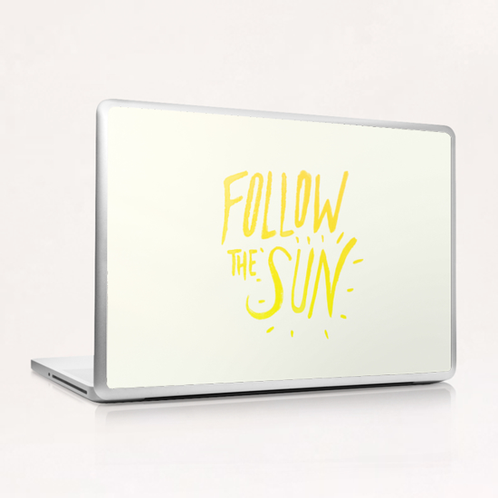 Follow The Sun Laptop & iPad Skin by Leah Flores