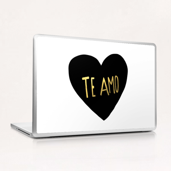 Te Amo Laptop & iPad Skin by Leah Flores