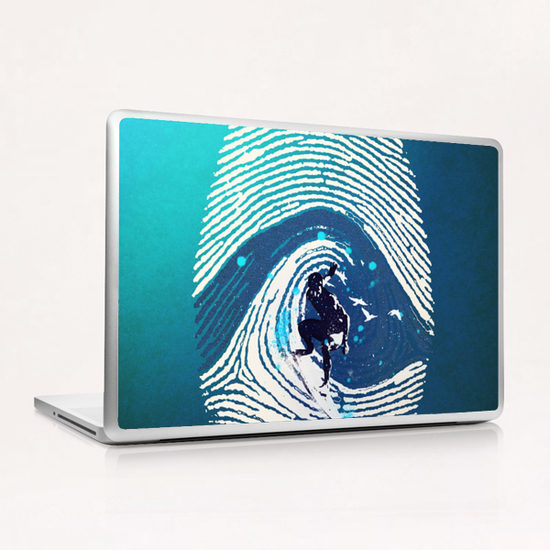 The Surfer Laptop & iPad Skin by dEMOnyo