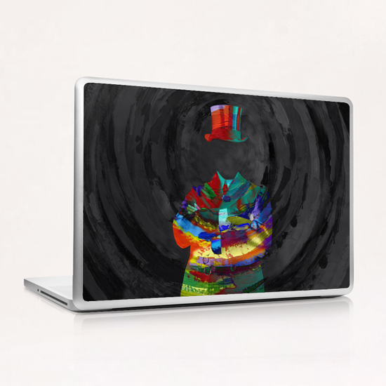 The man with the hat Laptop & iPad Skin by Vic Storia