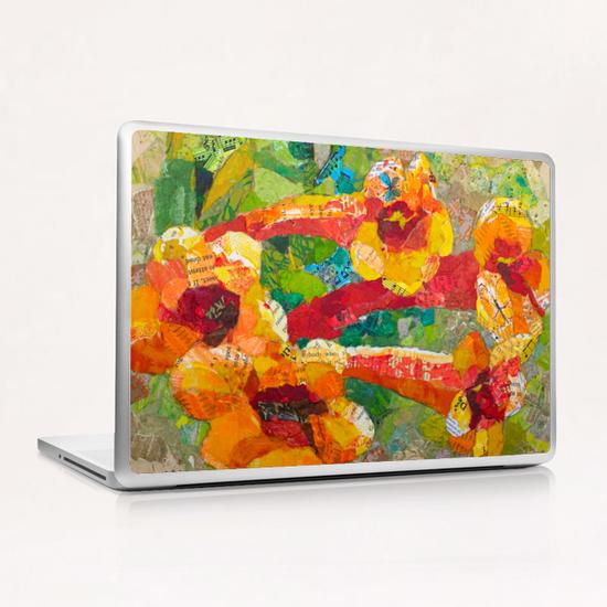 Trumpet Vine Laptop & iPad Skin by Elizabeth St. Hilaire