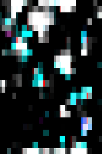 graphic design geometric pixel square pattern abstract background in blue black Mural by Timmy333