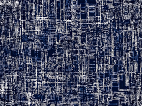 geometric line art texture abstract background in black and white Mural by Timmy333