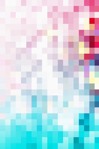 graphic design geometric pixel square pattern abstract background in pink blue yellow Mural by Timmy333