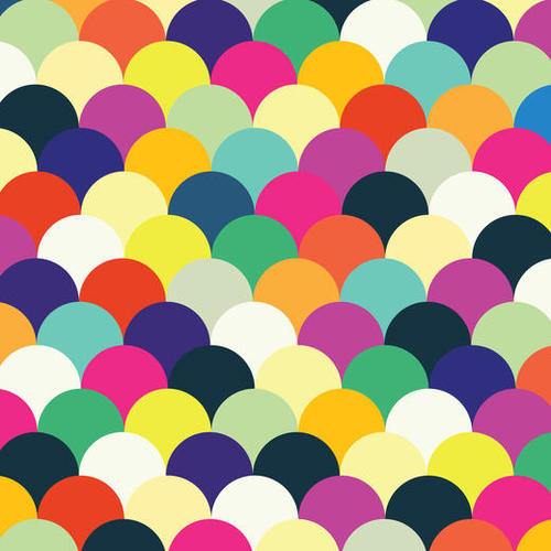 Colorful Circles  Mural by Amir Faysal