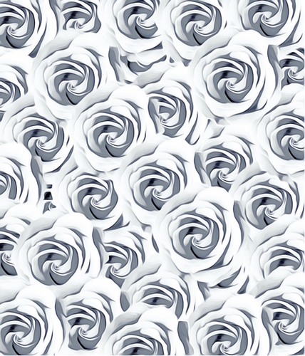rose pattern texture abstract background in black and white Mural by Timmy333