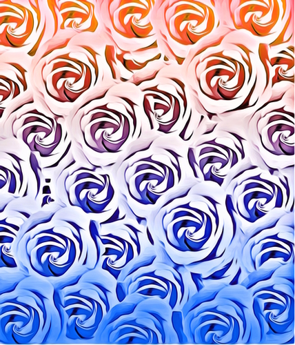 rose pattern texture abstract background in pink and blue Mural by Timmy333