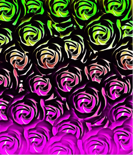 rose pattern texture abstract background in green and pink Mural by Timmy333