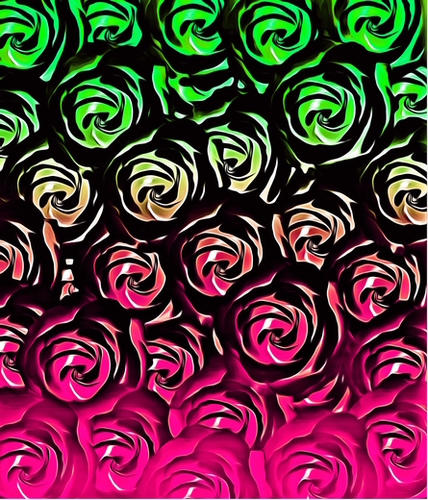rose pattern texture abstract background in pink and green Mural by Timmy333