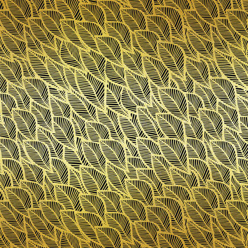 Golden leaves Mural by Vitor Costa