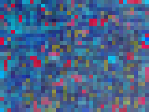 blue and pink geometric square pixel pattern abstract background Mural by Timmy333