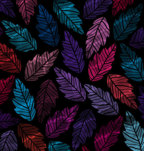 Leaves X 0.1 Mural by Amir Faysal