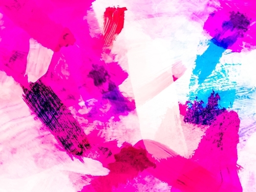 splash painting texture abstract background in pink and blue Mural by Timmy333