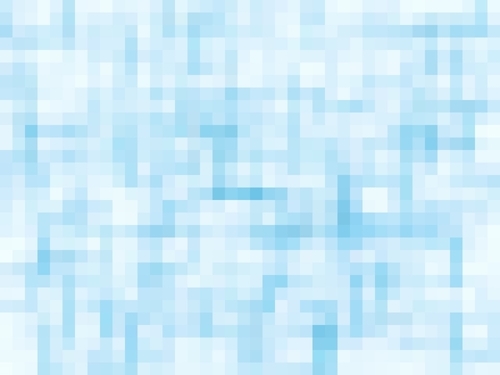 geometric square pixel pattern abstract in blue Mural by Timmy333