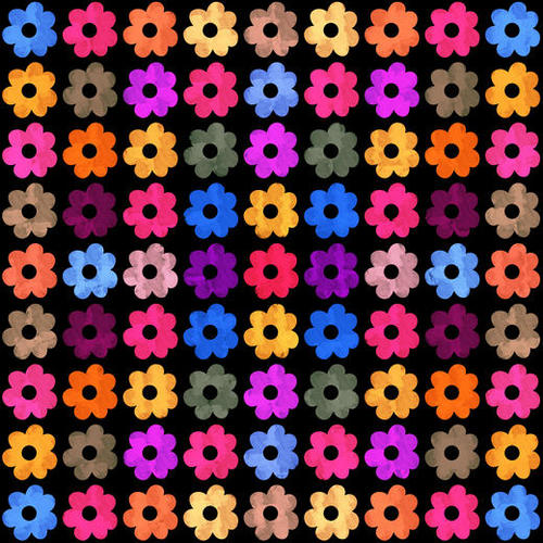 LOVELY FLORAL PATTERN X 0.17 Mural by Amir Faysal