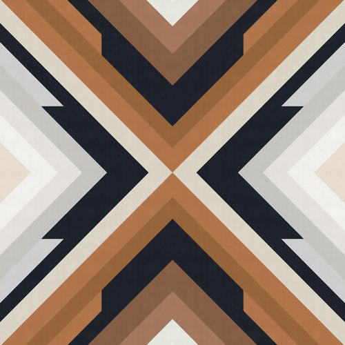Dynamic geometric pattern Mural by Vitor Costa