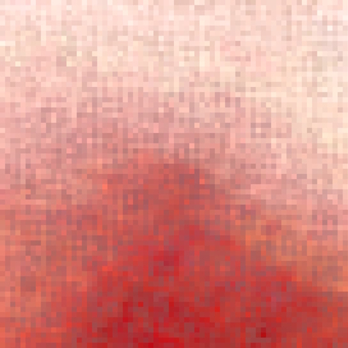 graphic design geometric pixel square pattern abstract in red Mural by Timmy333
