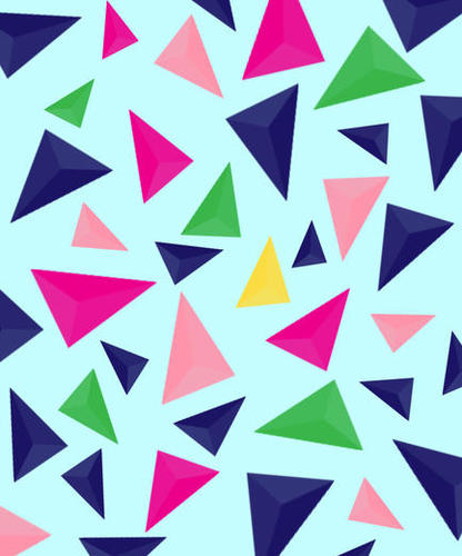 Lovely Geometric Background X 0.5 Mural by Amir Faysal