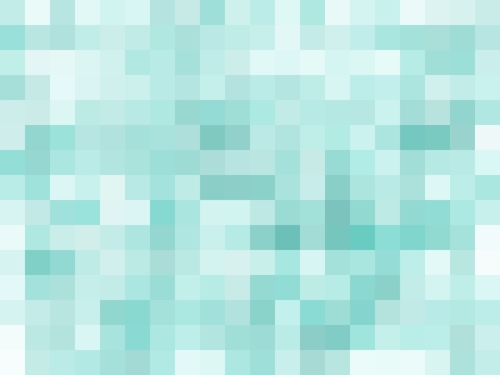 geometric square pixel pattern abstract in green Mural by Timmy333