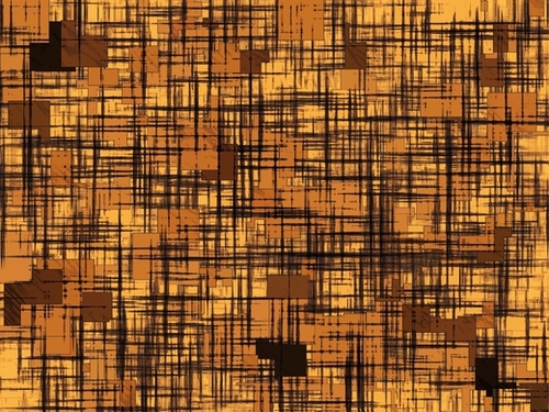 brown geometric square shape and line pattern abstract background Mural by Timmy333