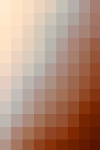 brown graphic design geometric pixel square pattern abstract background Mural by Timmy333