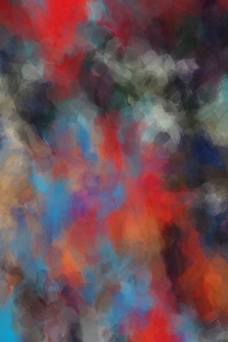 abstract splatter brush stroke painting texture background in red blue orange Mural by Timmy333