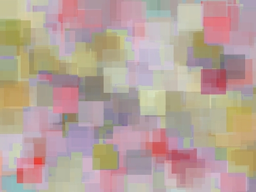 geometric square pattern abstract background in pink blue green Mural by Timmy333