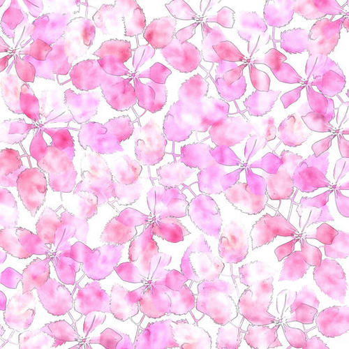 Watercolor Floral X 0.1 Mural by Amir Faysal