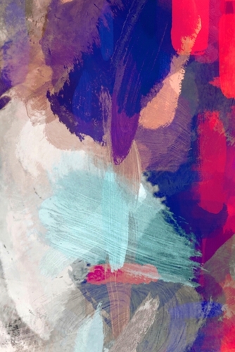 abstract splatter brush stroke painting texture background in blue pink purple Mural by Timmy333
