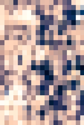 graphic design pixel geometric square pattern abstract background in brown black Mural by Timmy333