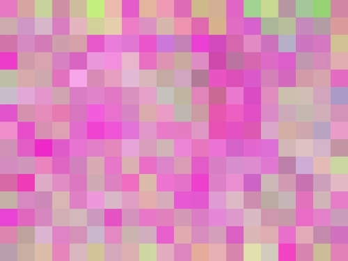 geometric square pixel pattern abstract background in pink blue green Mural by Timmy333