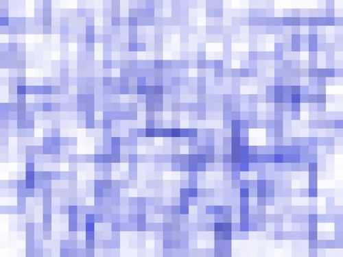 geometric square pixel pattern abstract background in blue Mural by Timmy333