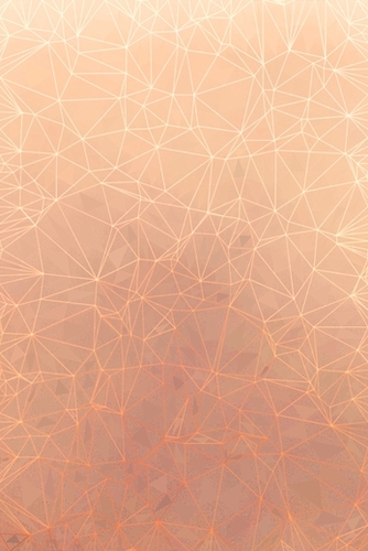 fractal geometric line pattern abstract art in brown Mural by Timmy333