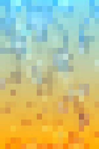 graphic design geometric pixel square pattern abstract background in yellow blue Mural by Timmy333