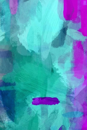 abstract splatter brush stroke painting texture background in blue purple Mural by Timmy333