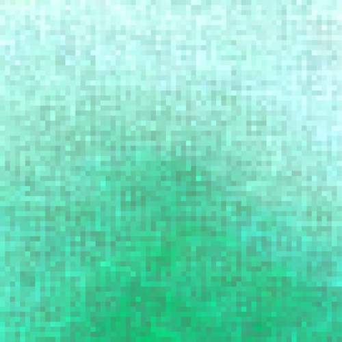 graphic design geometric pixel square pattern abstract in green Mural by Timmy333