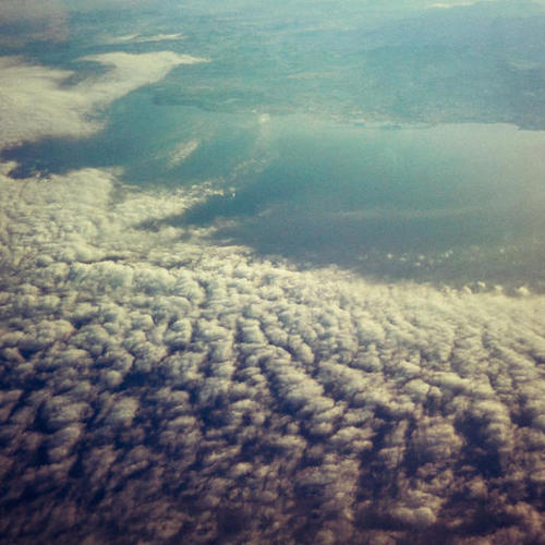 Clouds from plane Mural by Salvatore Russolillo